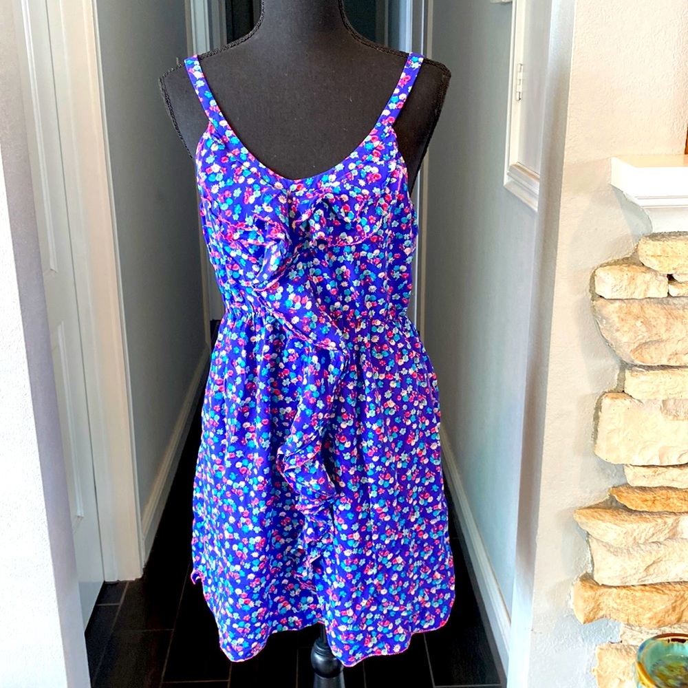 Rebecca Taylor Floral Silk Dress